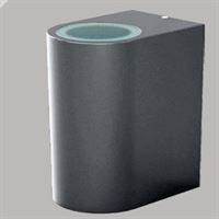 ÇİFT YÖNLÜ OVAL 2XGU10 ARMATÜR ANTRASİT GÖVDE IP54 1